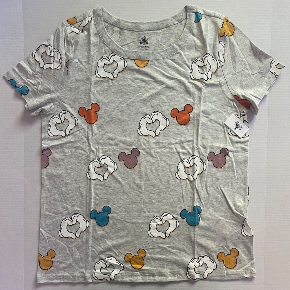 Mickey Mouse Heart Hands T-Shirt